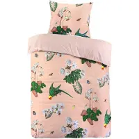 Papillon Dekbedovertrek Parrot Roze Satijn-140 x 200 / 220 cm | 1-Persoons