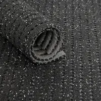 Ivol Gravel scrape loper - Antislipmat op rol - Antraciet - Breedte 90 cm