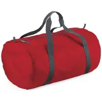 Bagbase Rode ronde polyester reistas/sporttas/weekendtas 32 liter - Sporttassen