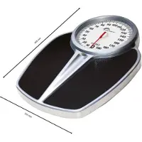 Little Balance Mechanische personenweegschaal LITTLE BALANCE 8182 PRO M 200 - 200 kg / 1 kg - Groot scherm - Professioneel - Zwart & Chroom