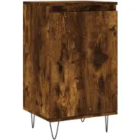 vidaXL Dressoir 40x35x70 cm bewerkt hout gerookt eikenkleurig