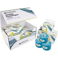 Mobiclinic StrengthTape Mobitape Display - 12 Stuks - 5cm x 5m - Waterproof - Kinesiologie Tape - Neuromusculair verband