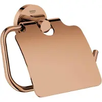 GROHE Essentials Toiletrolhouder - met deksel - warm sunset (glanzend brons) - 40367DA1