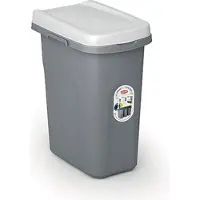 Stefanplast Afvalbak - 'Home Eco System' - afvalscheiding - Prullenbak - Afvalbakje - 15 Liter - Wit