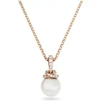 Swarovski Charms - Originally pendant, Rose gold-tone plated in white