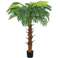 vidaXL Kunstplant met pot cycaspalm 160 cm groen