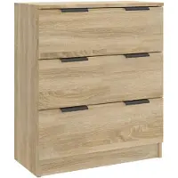 vidaXL Dressoir 60x30x70 cm bewerkt hout sonoma eikenkleurig