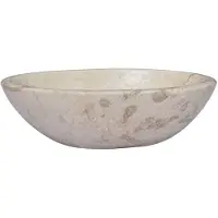 vidaXL Gootsteen 53x40x15 cm marmer crèmekleurig