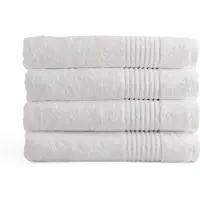 PHLOX Handdoek Supreme 650 GSM - 100% Egyptisch Katoen - 4 stuks - 70x140 - wit