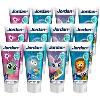 Jordan Kids - Tandpasta 0/5 jaar - Milde Fruitsmaak - 3x50ml - Voordeelverpakking