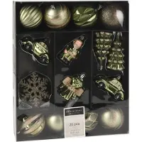Nampook Xmas Hangdeco Set 20Pcs Groen kerst