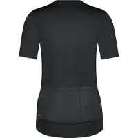 Bbb Cycling DonnaEssence Fietsshirt Dames Korte Mouw - 15-25 °C - Ademend MTB en Wielrenshirt met 3 Achterzakken - Zwart