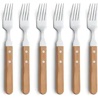 Amefa Pizza grillvork 6-pack Eik