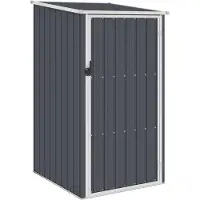 vidaXL Tuinschuur 87x98x159 cm gegalvaniseerd staal antraciet