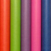 Benza cadeaupapier - Gekleurde kraft inpakpapier - 200 x 70 cm - 3 rollen
