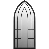 vidaXL Spiegel 70x30 cm ijzer zwart