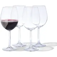 HEMA Rodewijnglazen 430ml - 4 stuks (transparant)