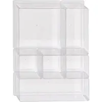 HEMA Lade organizer 30x22.5x5.5 6-delig (Transparant)