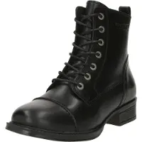 Ten points - Pandora Lace & Zip Boots - Hoge schoenen 36, zwart/grijs