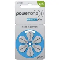 Power One PowerOne p675i+ implant plus - 10 pakjes - 60 CI batterijen