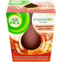 Air Wick | 2x geurkaars Appel Kaneel 105 gram | 2x geurkaars in glas