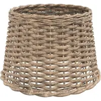 vidaXL Lampenkap Ø40x26 cm wicker bruin