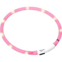 Flamingo Led halsband 70 cm Roze