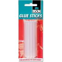 Bison 12x Glue Sticks Hobby Transparant Lijm 12 Stuks