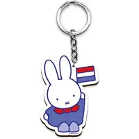 Mtday Sleutelhanger - Nijntje Holland - Hout - Originele Licentie - Dick Bruna - 7x5cm