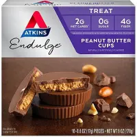 Atkins | Endulge | Chocolade Peanut Butter Cups | Doos | 10 x 17g | Koolhydraatarm eten doe je zó!