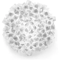 Slamp Design wandlamp Clizia Mama Non Mama, dimbaar, wit / opaal, Woon-/ Eetkamer, Kunststof, Design, Wandlamp design