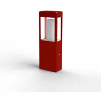 Roger Pradier Tetra Model 2 Sokkellamp Tomato red | E27 70W