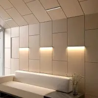Tunto LED40 130cm wand/plafondlamp Indirect licht Oak | Casambi (Bluetooth) | 2700K