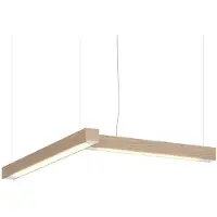 Tunto LED40 Modular Shape L Hanglamp Oak | Casambi (Bluetooth) | 3000K