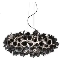 Slamp Hanglampe , Clizia Mama Non Mama, dimbare, Zwart, Woonkamer, Kunststof, Designer