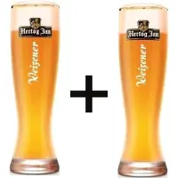 Hertog Jan Weizener Bierglazen – Set van 2 – 30 cl – Originele Bierglazen