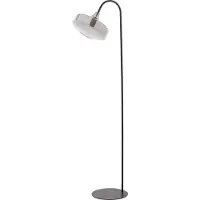 Light & Living Glazen Vloerlamp Solna Zwart