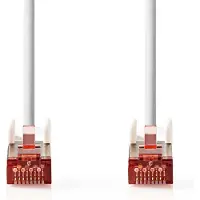 Nedis CAT6 netwerkkabel | RJ45-plug | RJ45-plug - S/FTP | 0,25 m | Binnen | Rond | LSZH | Wit | Doos
