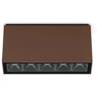 Lombardo Kura Top X5 Plafondspot Buiten 52° | Corten | 4000K IP65
