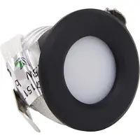V-TAC Klein Inbouwspotje Minex Zwart Ip44