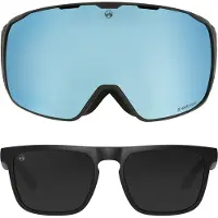 MowMow ICON Skibril + Extra Lens + Zonnebril – Magnetisch – Bio-Frame - R-Strap - UV400 - Unisex