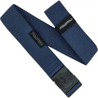 MowMow | Elastische riem | 105 cm | Airport Proof | Unisex | One Size fits most | Wasbaar | Duurzaam | Blauw | NEPTUNE