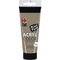 Marabu - Tube AcryColor Couleur Taupe Métallique - 100ml