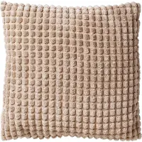 Dutch decor Sierkussen Rome Effen Beige 45 X 45 X 10 Cm