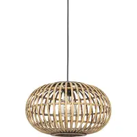 QAZQA Oosterse hanglamp bamboe 44 cm - Amira
