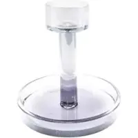 Home Society - kandelaar glas moos xl - 11.5x12cm transparant