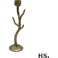 Home Society Kandelaar Branch Gold Medium