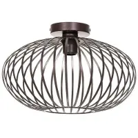 LINDBY Plafondlamp , Nahele, dimbare, Roestbruin, Woonkamer, Metaal, Vintage / Retro