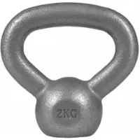 Gorilla Sports Kettlebell 2 kg Gietijzer