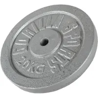 Gorilla Sports Halterschijf 20 kg Gietijzer